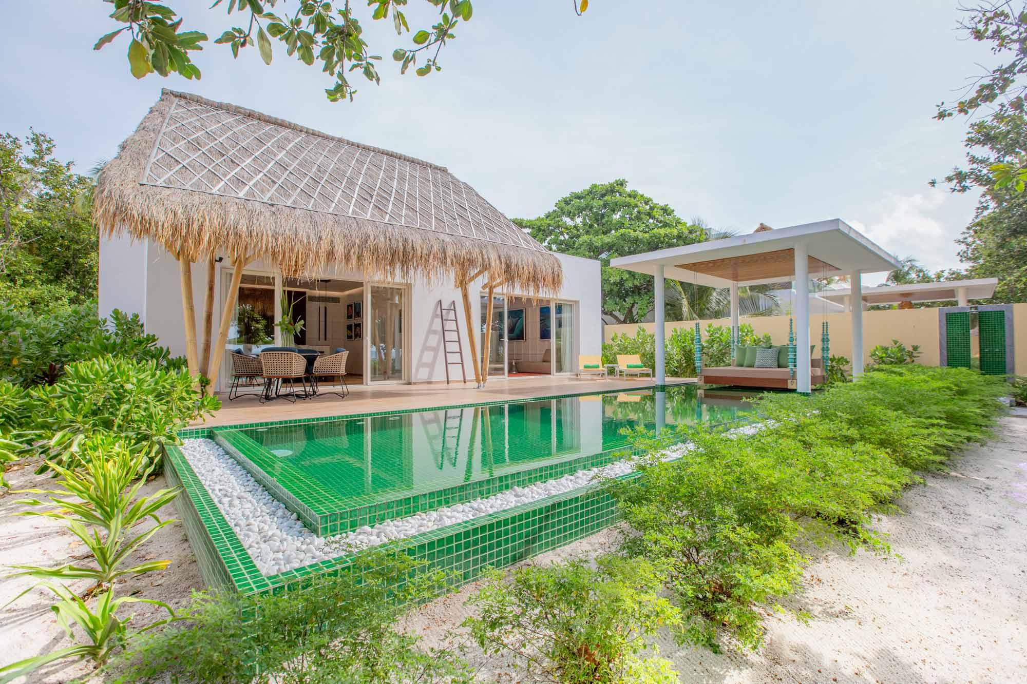 Superior beach villa with pool