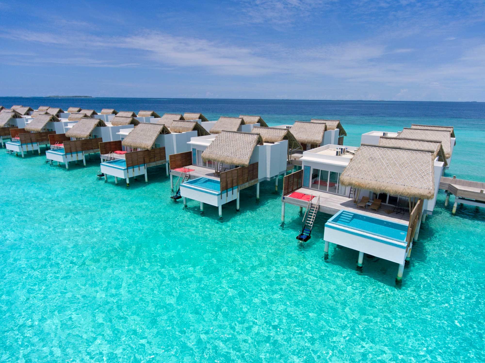 Water villa with pool