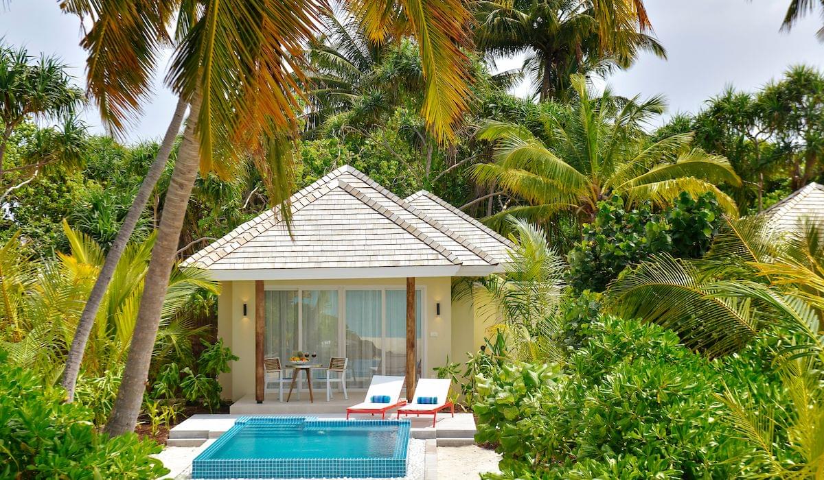 Sunrise beach pool villa with jacuzzi