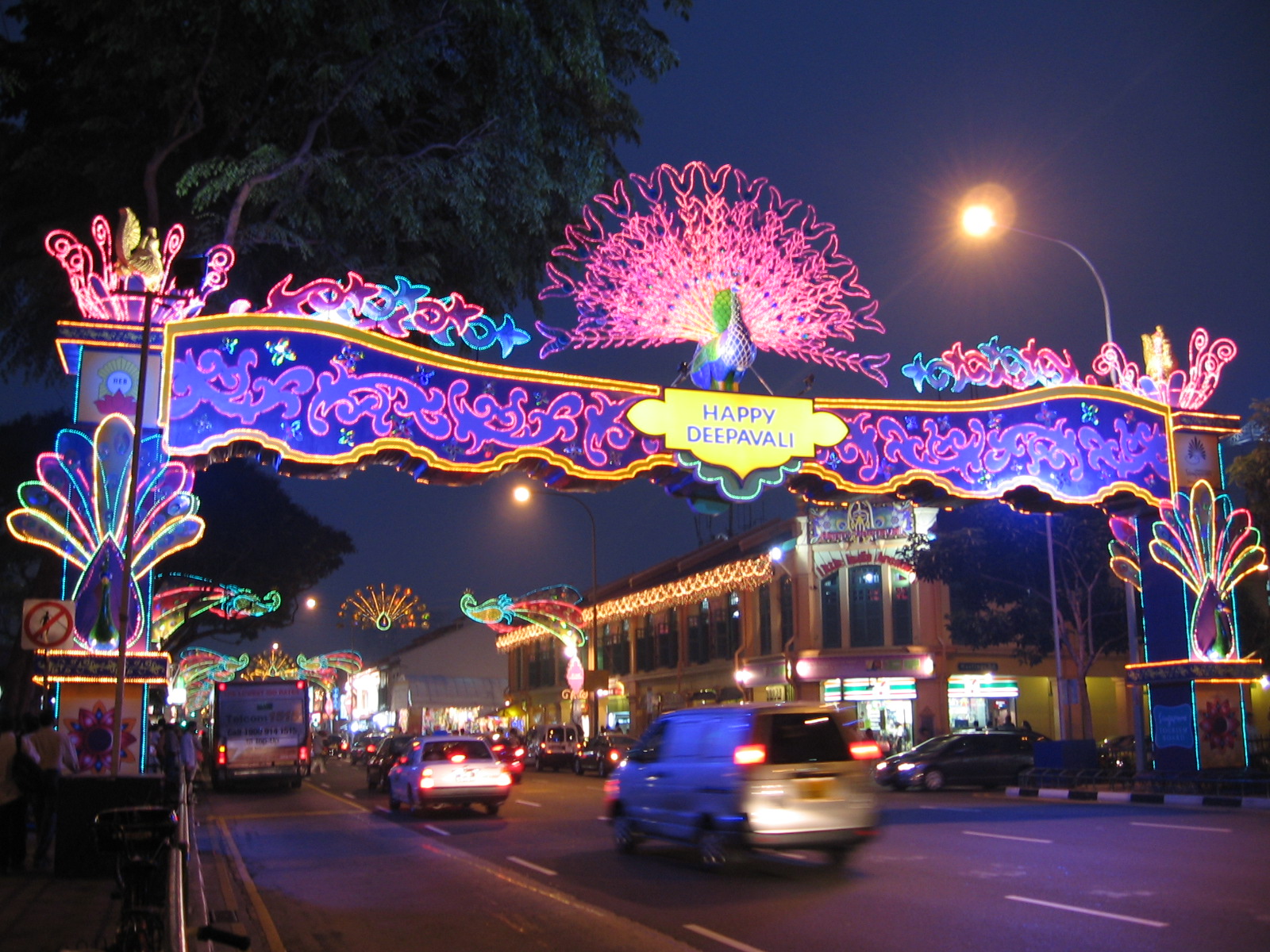 Во время фестиваля Deepavali